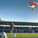 This Drone Referee Hovers Above The Football and Players, Serving as an Airborne VAR