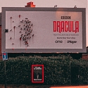 BBC Billboard Ads for Dracula Reveal a Secret Message after Dark
