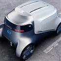 Mercedes Benz-Inspired Futuristic Delivery Robot Brings Essential Supplies Home