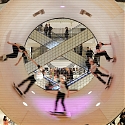 Mirrored Skate Ramp For Parisian Shoppers - Le Cube