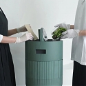 Food Compost Bin Concept Turns Food Waste and Cardboard Into Fertilizer