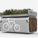 The Future of The Curb : Oonee Mini Pod Fits 10 Bikes in a Single NYC Parking Spot