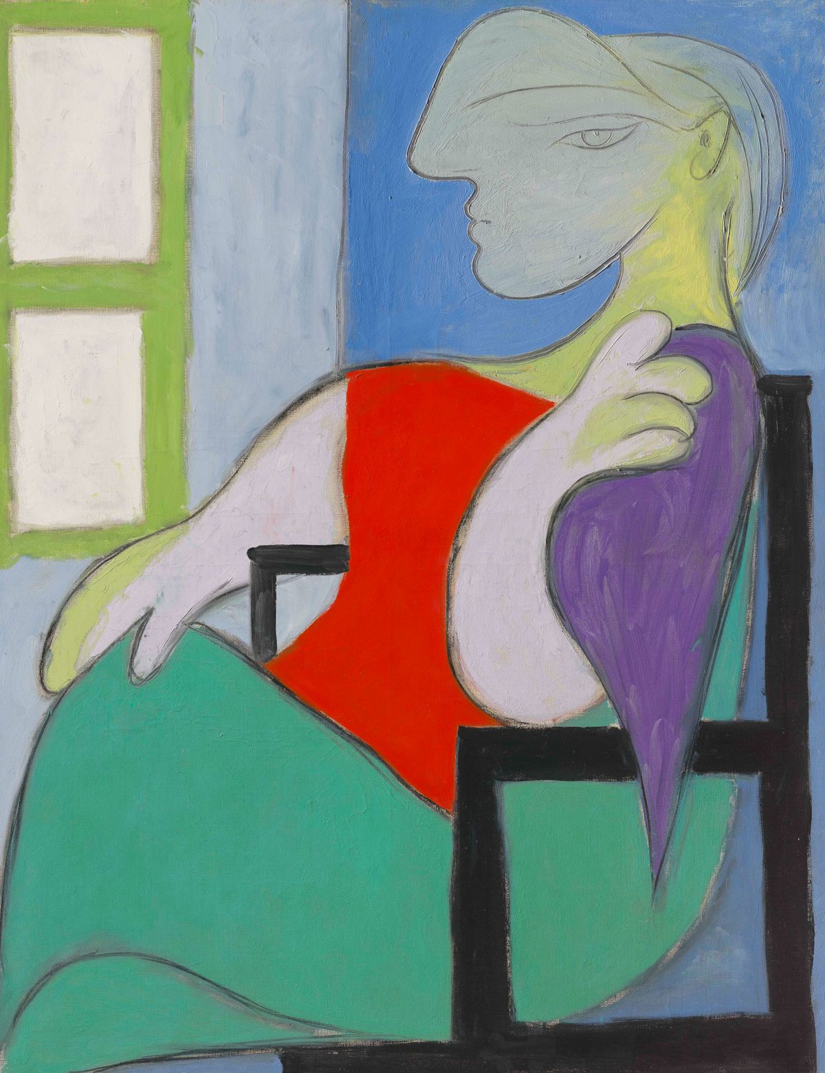 Pablo Picasso's Femme assise près d'une fenêtre (Marie-Thérèse), 1932