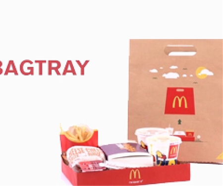 Fast Food Restaurant Provide Dual-Purpose Takeout Paraphernalia