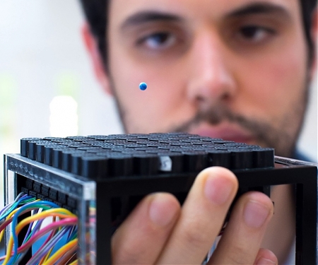 Sonic Tractor Beam Forms Acoustic Holograms to Lift Objects