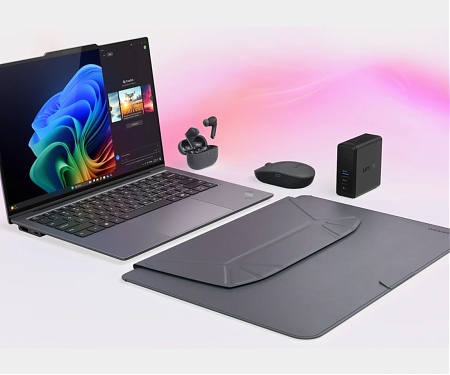 Origami-inspired Lenovo Laptop Sleeve Transforms into an Ergonomic Stand