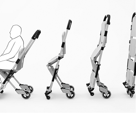 Ambulance Stretcher Design – A Wheelchair, A Scoop Stretcher, and A Cart Wheel in One