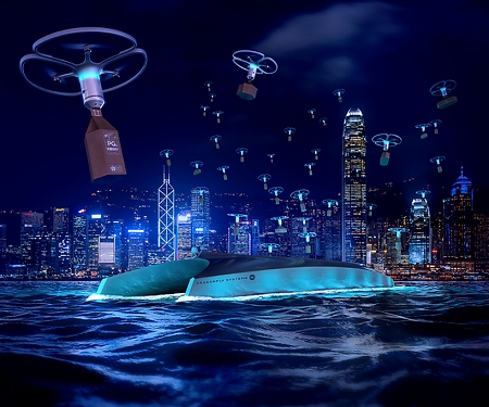 Priestmangoode Debuts 'Dragonfly' Drone Delivery Concept, 'Akin to Leaves in The Wind'