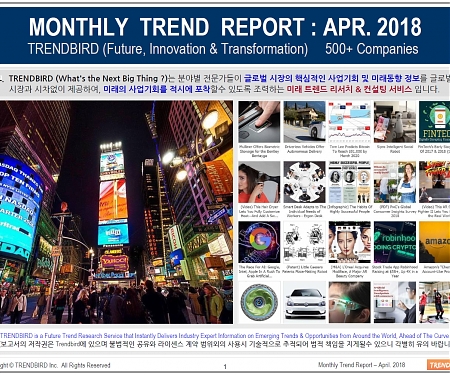 Monthly Trend Report - April. 2018 Edition