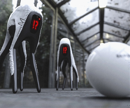 Samsung's Robot Dog Concept Lacks Puppy Eyes But Still Chase Balls