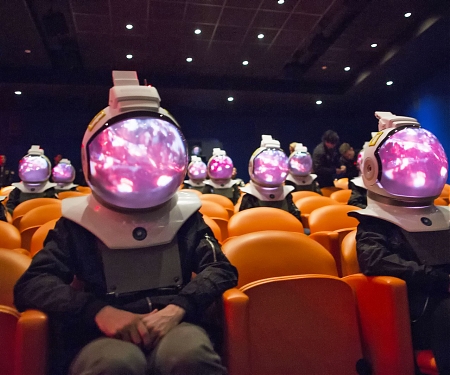 National Geographic Built 'Space Projection Helmets' for Its New Show
