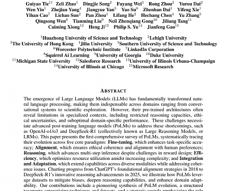 (Paper) A Survey on Post-Training of Large Language Models