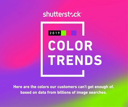 (Infographic) Shutterstock’s 2019 Color Trends : Discover the World’s Most Popular Colors