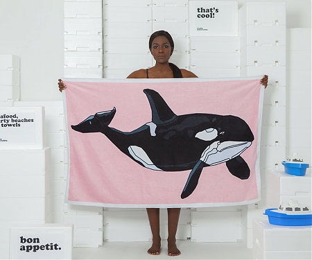 Studiomateriality's Beach Towel Collection is Adorned with Maritime Creatures