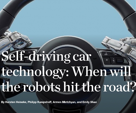 (PDF) Mckinsey - Self-Driving Car Technology : When will the Robots Hit the Road ?