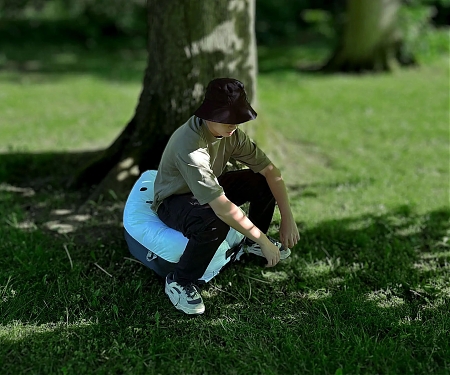 Tiny Inflatable Toilet for Eco-Friendly "Business" While Hiking - AirPot