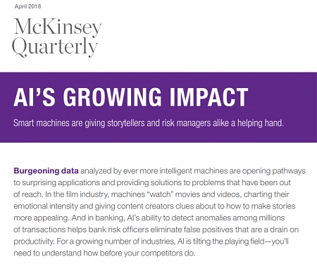 (PDF) Mckinsey - AI’s Growing Impact