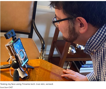 Your Future Face-Scanning Phone Could Check for Live Skin - TrinamiX