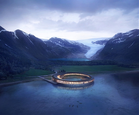 Norwegian Hotel in Arctic Circle Produces More Energy Than It Consumes
