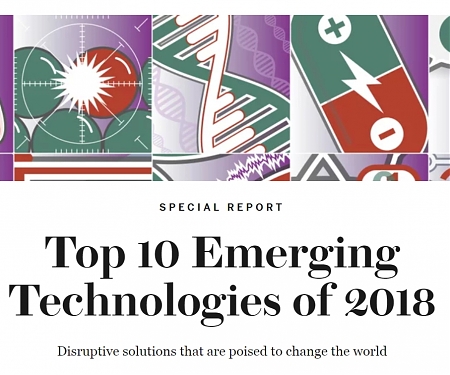 Top 10 Emerging Technologies of 2018 - WEF