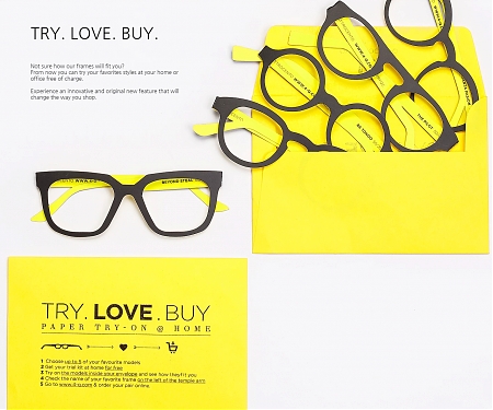 Italian Eyewear Startup Offers Paper Glasses As A Try-On Service - Quattrocento