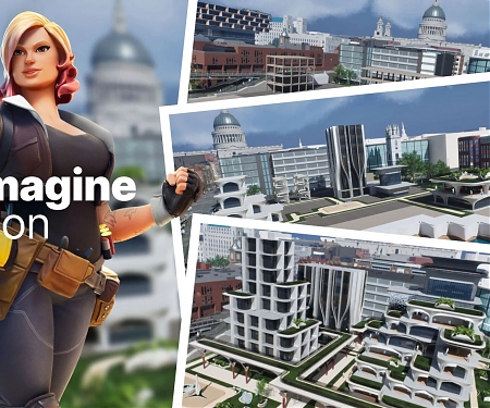 (Video) Zaha Hadid Architects Creates Parametric London for Fortnite Game