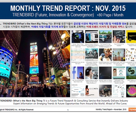 Monthly Trend Report - November. 2015 Edition