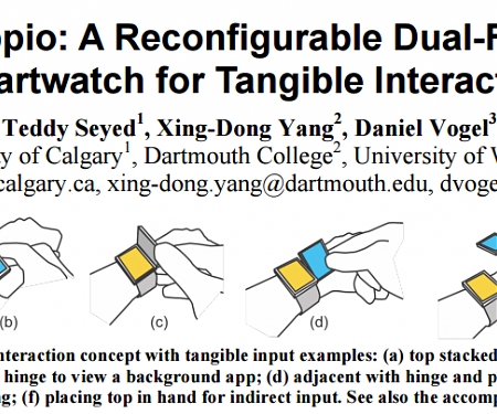(PDF) Doppio : A Reconfigurable Dual-Face Smartwatch for Tangible Interaction