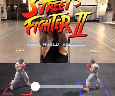 (Video) This AR Street Fighter II Lets You Brawl in the Real World