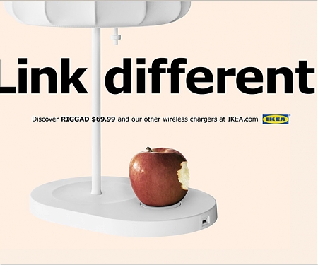 Ikea Piggybacks on Apple With Playful Ads for Its Wireless-Charging Lamp