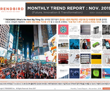 Monthly Trend Report - November. 2019 Edition