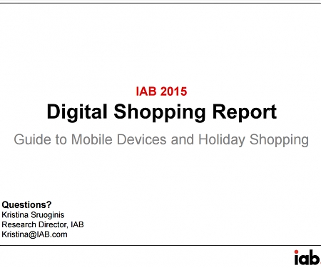 (PDF) IAB 2015 -  Digital Shopping Report
