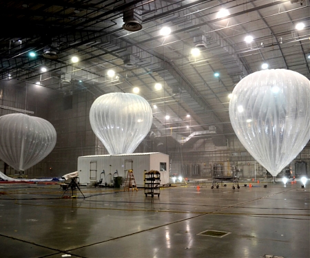 Google Is Testing Its Internet Balloons in a Huge Freezer