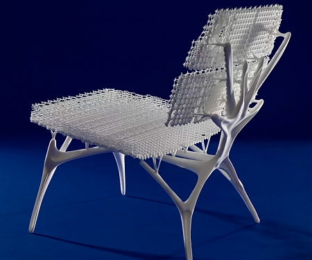 (Video) 3D Printed Chair That Mimics Unicellular Organisms - Radiolaria # 1