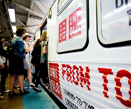 Uniqlo Takes Over Chicago Transit