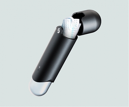 Portable Sanitizer Bottle Comes with a UV Chamber to Store/Disinfect Your Face Mask