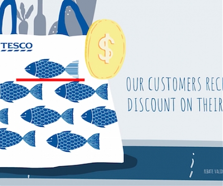 Tesco’s Reusable Grocery Bag ‘The Unforgettable Bag’ Designs Hide Discounts For Its Customers