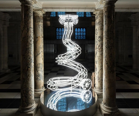 Reimagined Christmas Tree Sculpture at The Victoria & Albert Museum