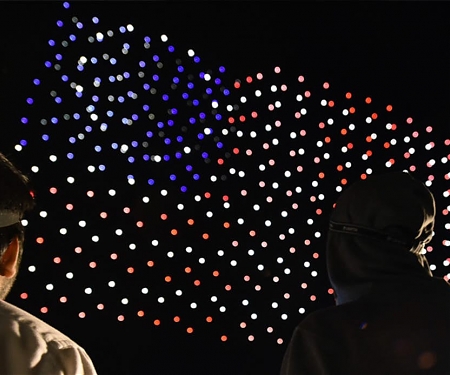 (Video) Intel's Shooting Star Drones to Get Star-Spangled for 4th of July Aerial Light Show