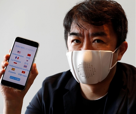 Japanese Startup Donut Robotics, Creates Instant Translation Smart Face Mask
