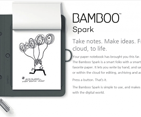 Wacom Bamboo Spark Creates Digital Copies of Written Notes