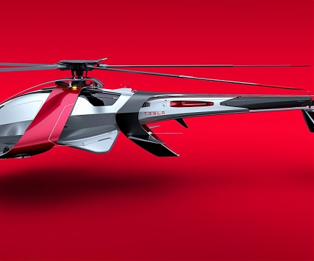Tesla Turns The Helicopter Electric