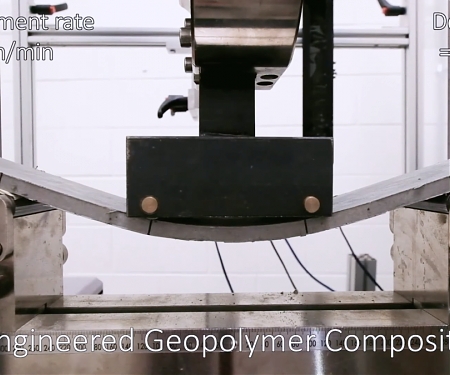 (Video) Bendable Concrete Goes Cement-Free to Cut Environmental Footprint