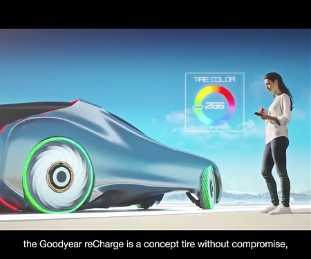 (Video) Goodyear reCharge Concept : Making Tire Changing Easy with Capsules