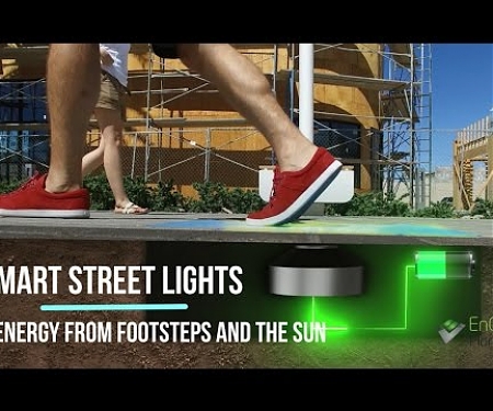 (Video) World's First Streetlights Installed in Las Vegas are Powered by Footsteps - EnGoPLANET