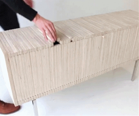 (Video) This Undulating Cabinet Is Like Joy Division's Album Cover Come To Life