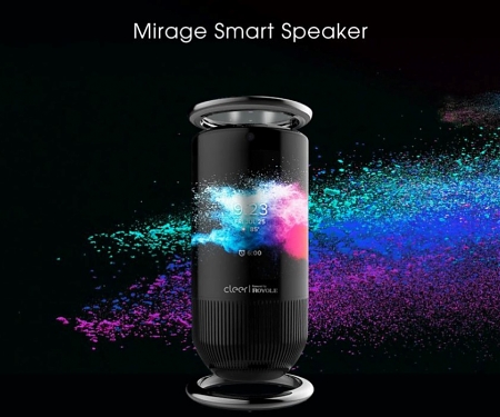 (Video) Royole’s Mirage Smart Speaker has a Wrap-Around Curved Display