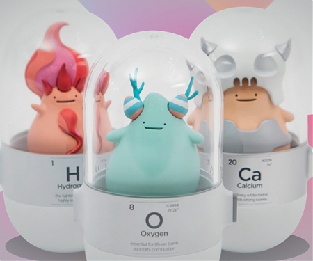 Red-Dot Award : New Toy Uses AR to Teach About the Elements - Element Capsule