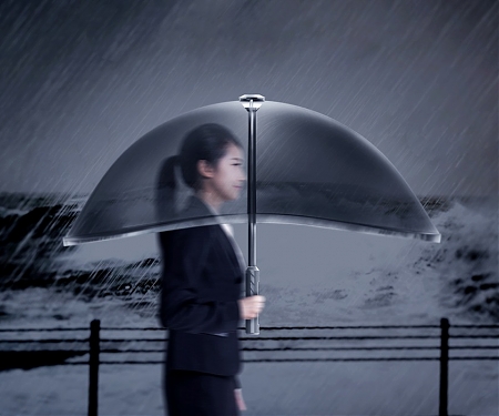 The Self Inflating Umbrella - Shield