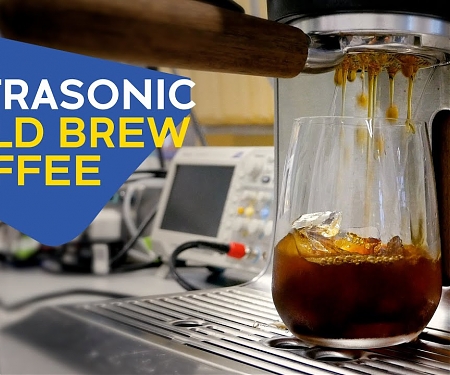 (Video) Ultrasonic Cold Brew Coffee in Under 3 Minutes